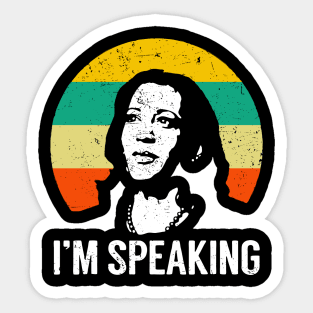 I'm Speaking Sticker